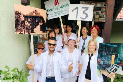 675 Jahre Großdubrau mit dem Team der Eichen-Apotheke